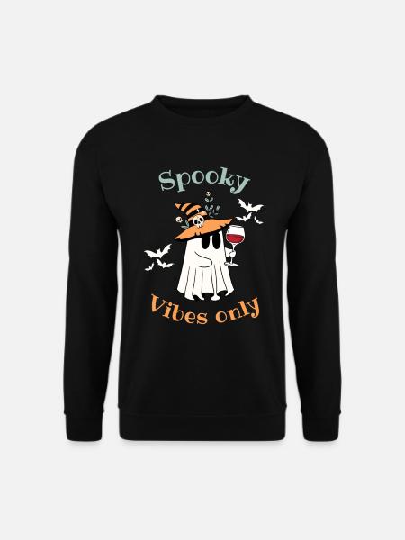 Funny Halloween Ghost - Unisex Sweatshirt - black