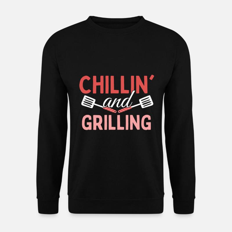 Réfrigérer et griller - Grill BBQ - Sweat-shirt Unisexe - noir