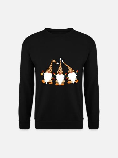 Cadeau de Noël Noël Noël Gnome - Sweat-shirt Unisexe - noir
