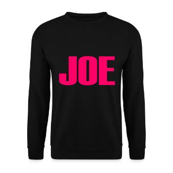 Joe - Unisex Sweatshirt - black - Front - Alina (178cm) & Michal (187cm)