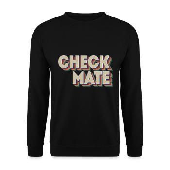 Chess Checkmate Chess Moves Chess Player - Unisex Sweatshirt - black - Front - Alina (178cm) & Michal (187cm)