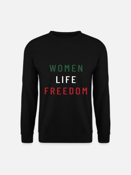 Women's life freedom - Unisex Sweatshirt - black