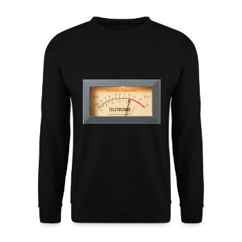 Amateur Radio Radio SWR-Meter - Unisex Sweatshirt - black - Front - Alina (178cm) & Michal (187cm)