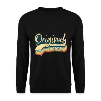 Cadeau d’anniversaire Jeunes Filles Originales - Sweat-shirt Unisexe - noir - Devant - Alina (178cm) & Michal (187cm)
