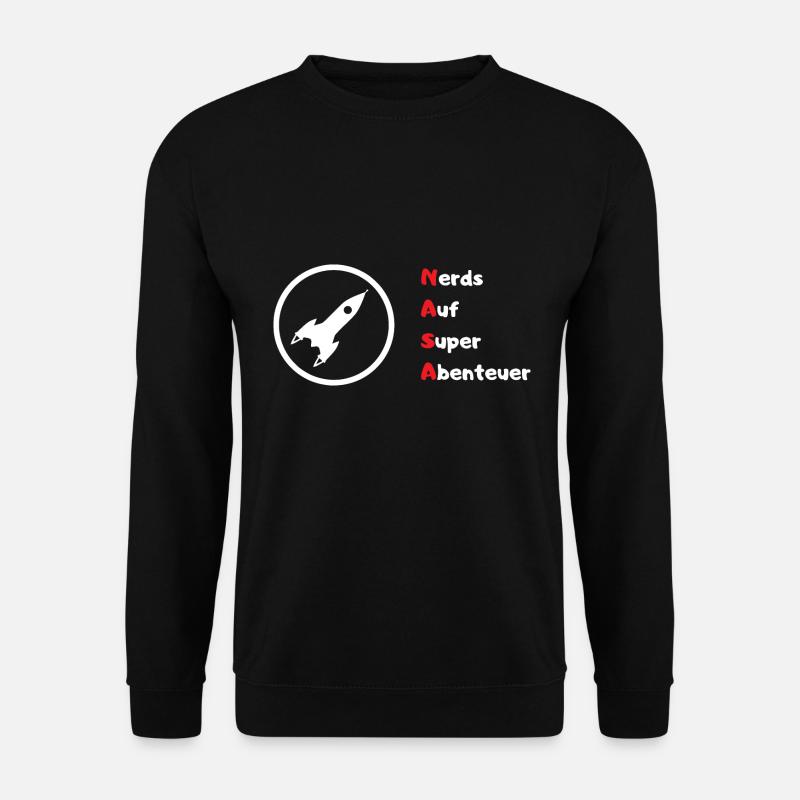 Raumfahrt Nerds (NASA) - Unisex Pullover - Schwarz