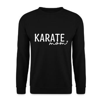 Karaté Maman Fille Mère Amateur de sport - Sweat-shirt Unisexe - noir - Devant - Alina (178cm) & Michal (187cm)