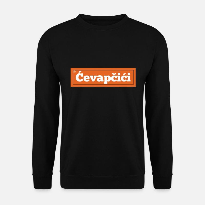 Cevapcici Balkan Grillspezialitäten - Unisex Pullover - Schwarz
