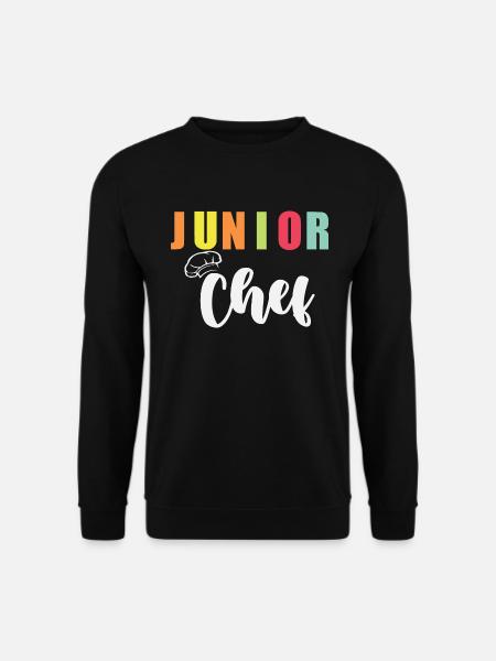 Junior Chef - Sweat-shirt Unisexe - noir