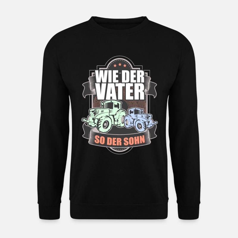 Farmer son gift father - Unisex Sweatshirt - black