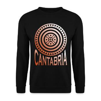 ESTELA DE CANTABRIA BRONZE M1 - Unisex Pullover - Schwarz - Vorne - Alina (178cm) & Michal (187cm)