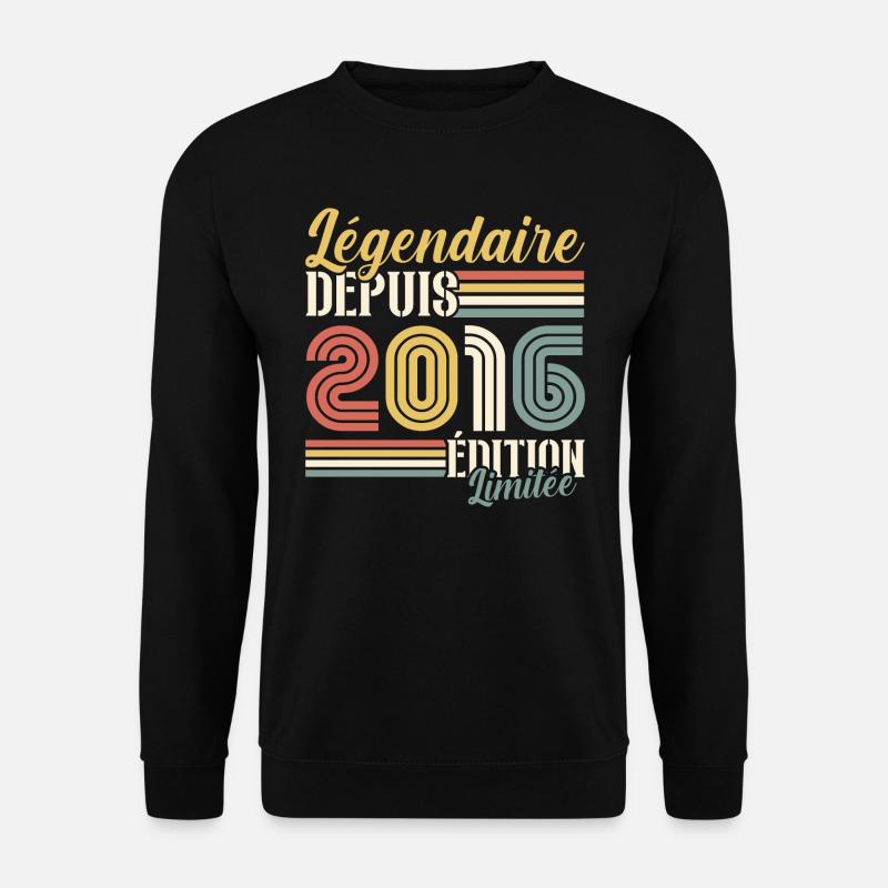 Légendaire Depuis 2016 - Sweat-shirt Unisexe - noir