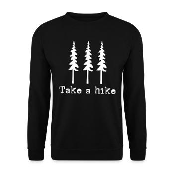 Faites une randonnée en plein air Aventure Camping de montagne - Sweat-shirt Unisexe - noir - Devant - Alina (178cm) & Michal (187cm)