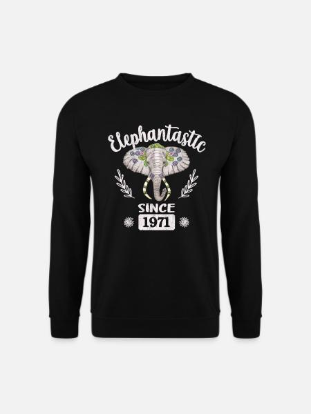 elephantastic since 1971 - Unisex Sweatshirt - black