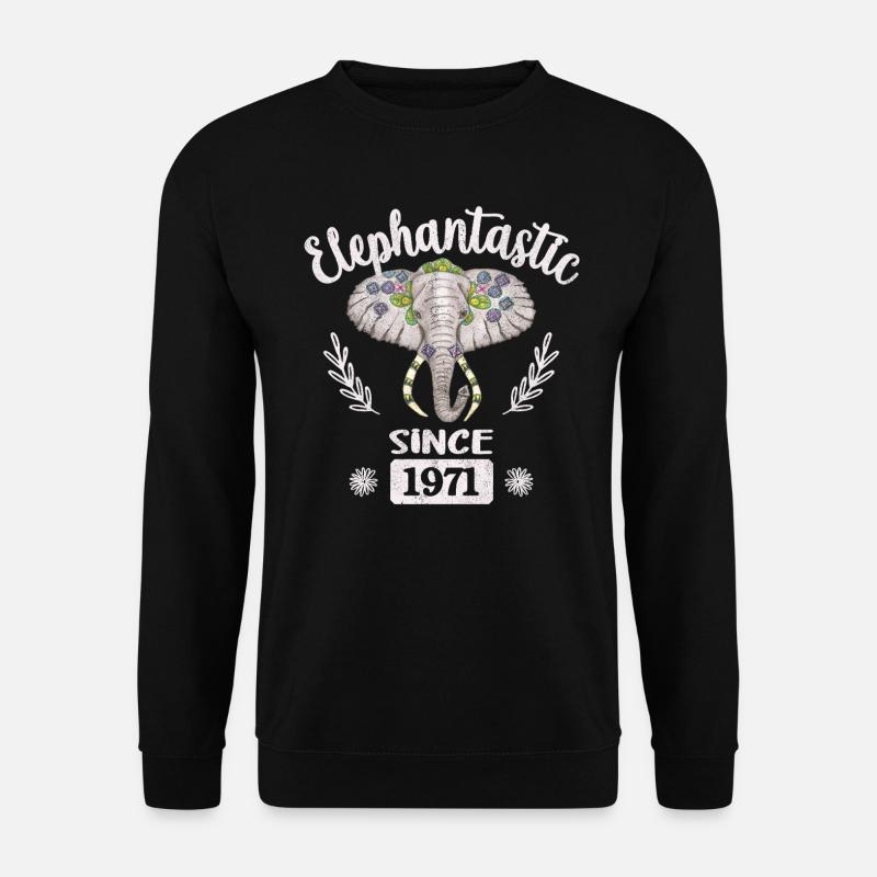 Elephantastic depuis 1971 - Sweat-shirt Unisexe - noir