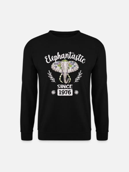 elephantastic since 1976 - Unisex Sweatshirt - black