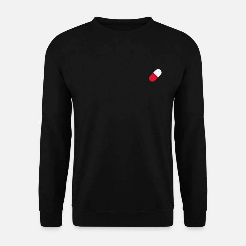 Rote Pille - Unisex Pullover - Schwarz