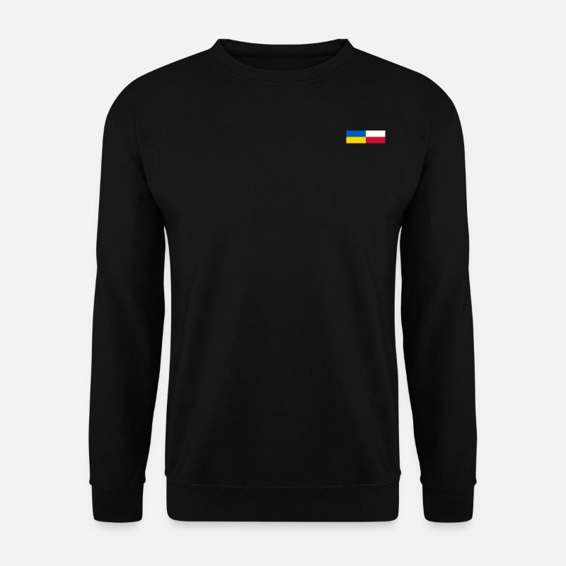 Ukraine Pologne drapeau ensemble - Sweat-shirt Unisexe - noir