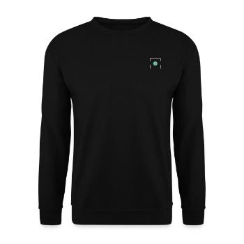 The focal point - Unisex Sweatshirt - black - Front - Alina (178cm) & Michal (187cm)