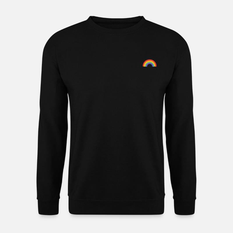 rainbow small - Unisex Sweatshirt - black