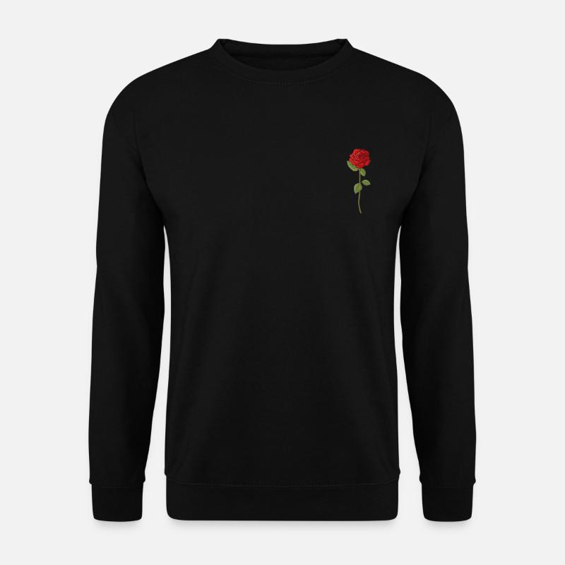Rose - Unisex Pullover - Schwarz