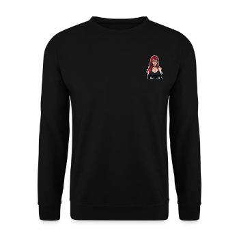 Sophie - Unisex Sweatshirt - black - Front - Alina (178cm) & Michal (187cm)