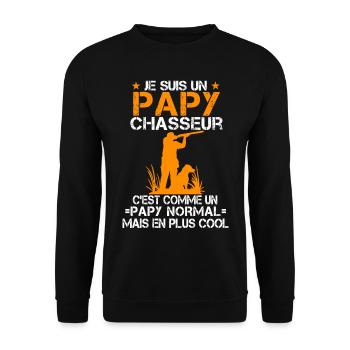 I'm a cool fighter - Unisex Sweatshirt - black - Front - Alina (178cm) & Michal (187cm)