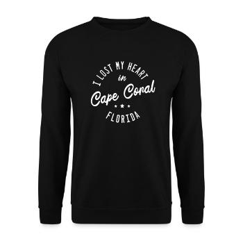 Cape Coral Florida USA - Unisex Pullover - Schwarz - Vorne - Alina (178cm) & Michal (187cm)