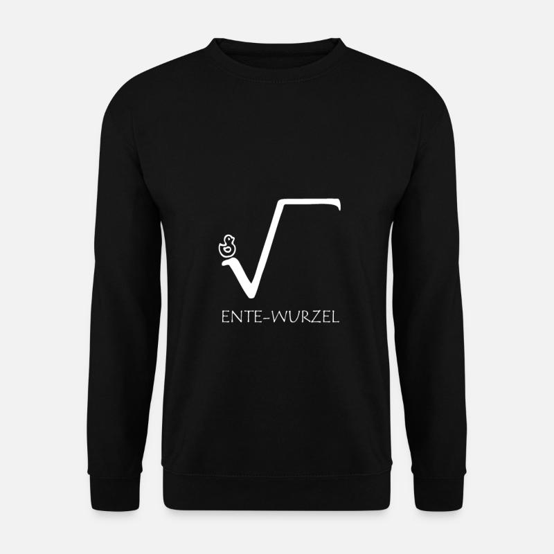 chemise de maths mathématiques de racine de canard - Sweat-shirt Unisexe - noir