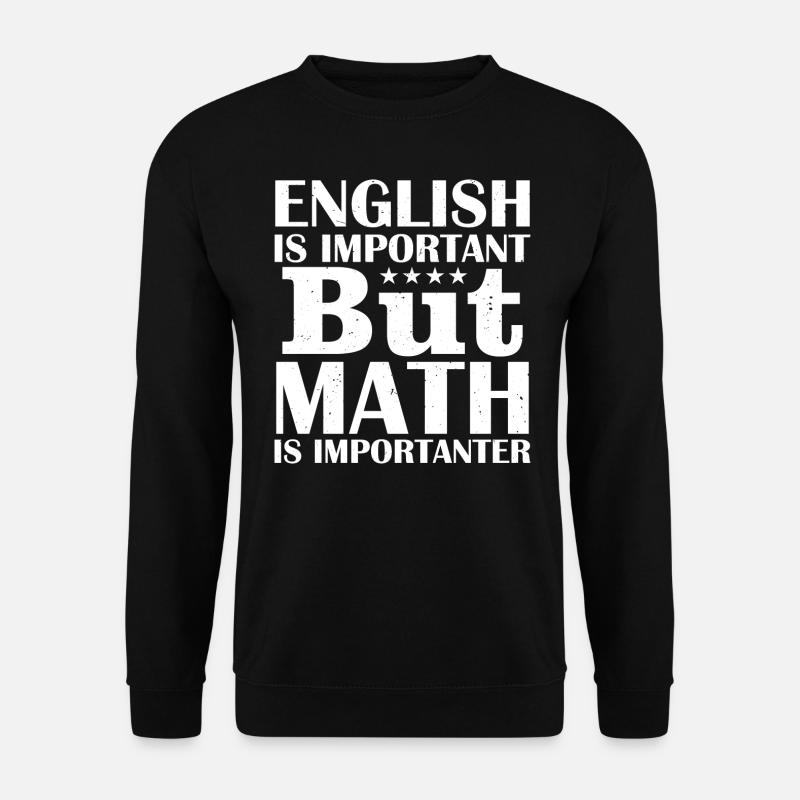 English Math - Unisex Sweatshirt - black