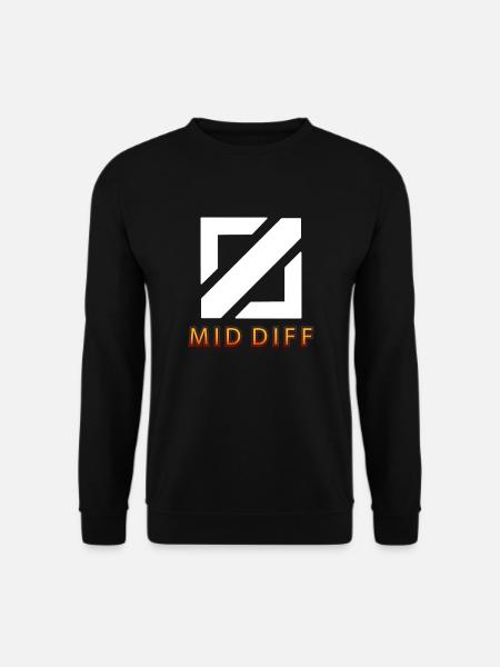 mid diff Tilter tilted gaming - Unisex Pullover - Schwarz