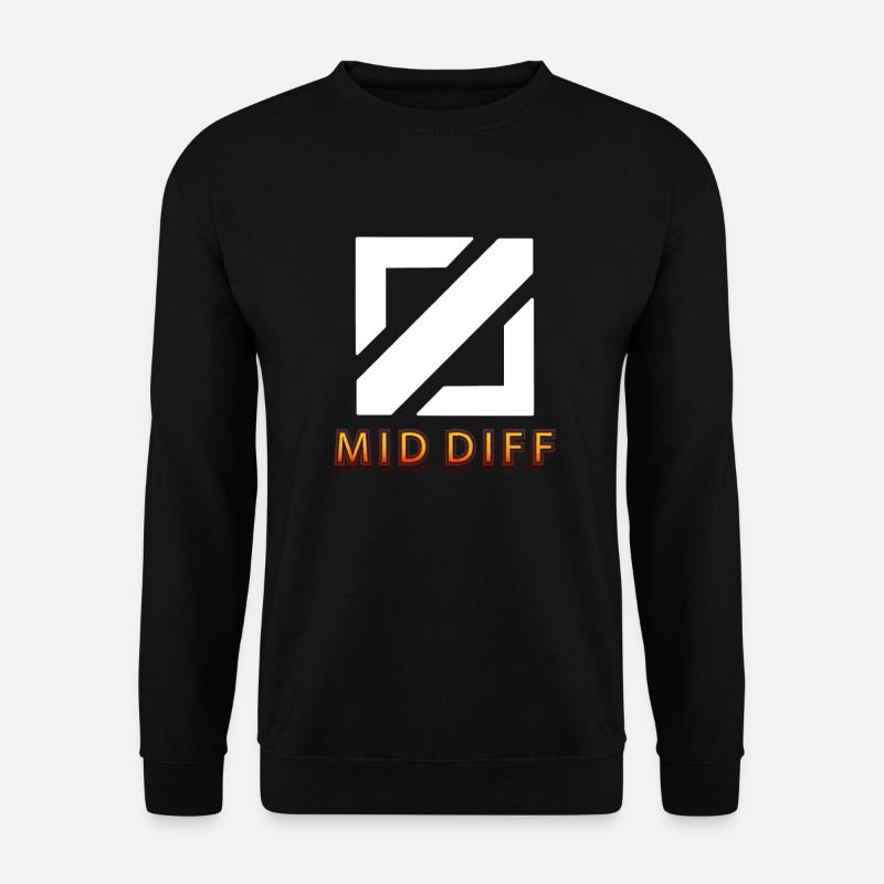 mid diff Tilter tilted gaming - Unisex Pullover - Schwarz