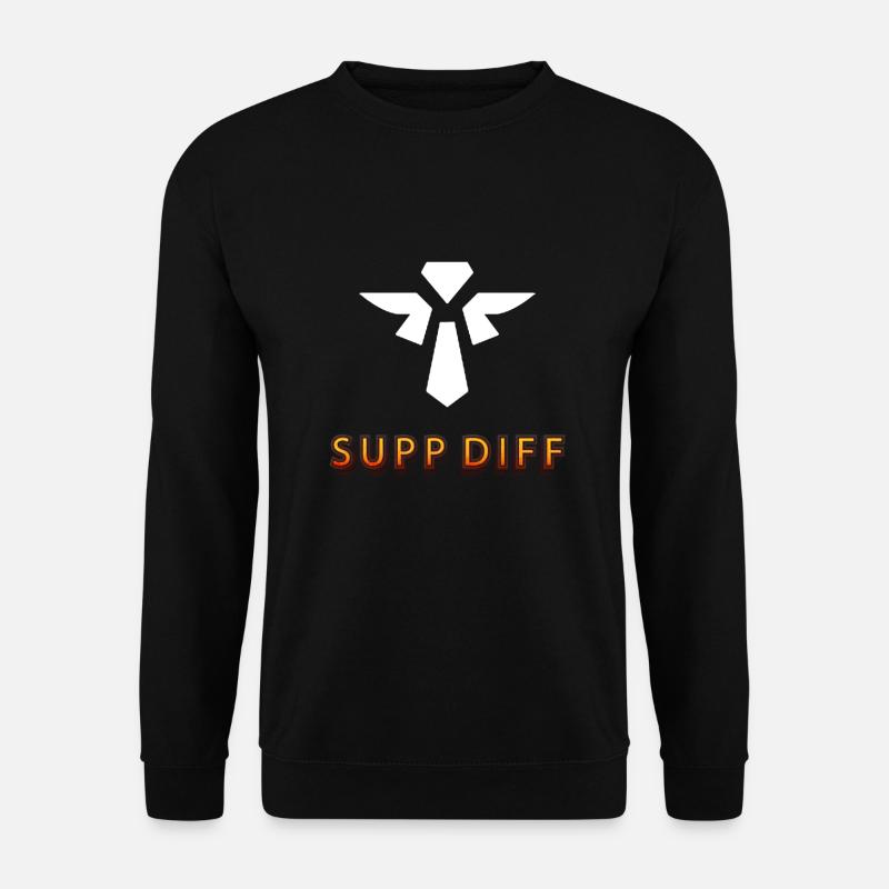 supp diff Tilter tilted gaming - Unisex Pullover - Schwarz