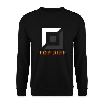 top diff tilter tilted gaming - Unisex Sweatshirt - black - Front - Alina (178cm) & Michal (187cm)