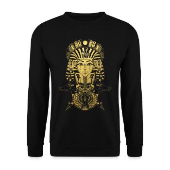 Robotique Toutankhamon - Version dorée - Sweat-shirt Unisexe - noir - Devant - Alina (178cm) & Michal (187cm)