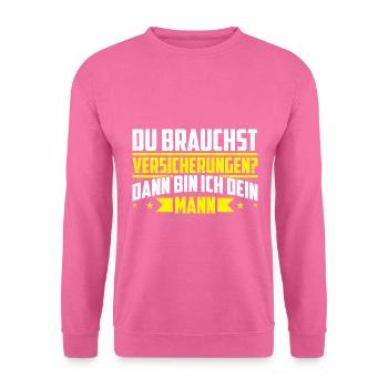 Versicherungsvertreter Für Versicherungsmakler Ver - Unisex Pullover - Pink - Vorne
