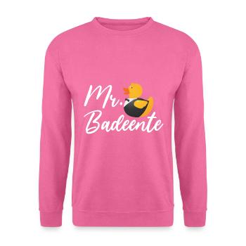 Badeente Gummiente - Unisex Pullover - Pink - Vorne