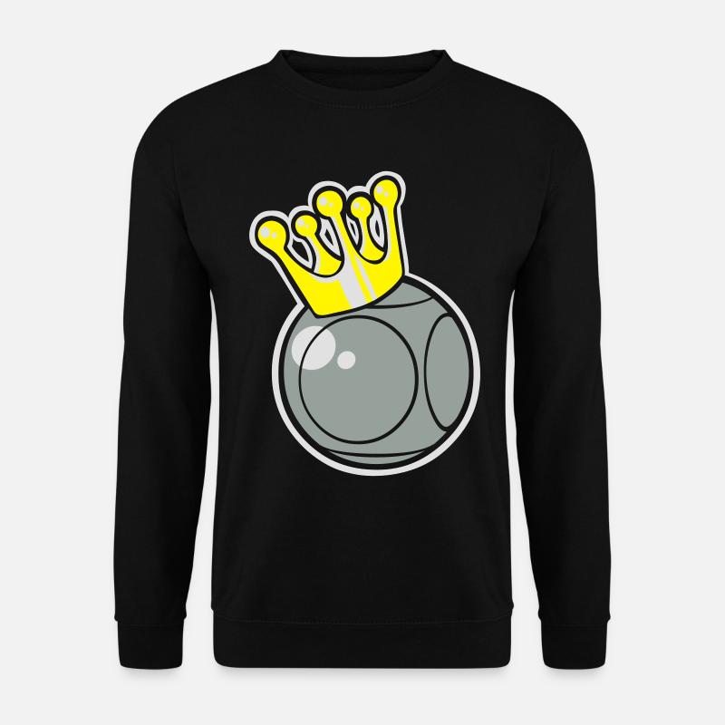 king petanque logo flex - Unisex Sweatshirt - black