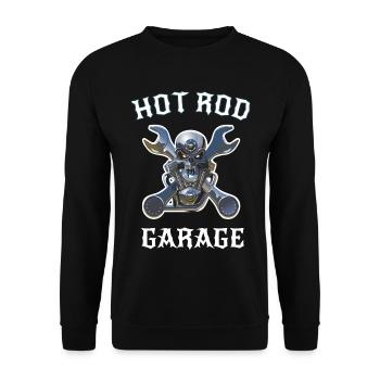 Hot rod - Sweat-shirt Unisexe - noir - Devant - Alina (178cm) & Michal (187cm)