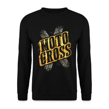 Motocross - Motocross rider - Motocross driving - Unisex Sweatshirt - black - Front - Alina (178cm) & Michal (187cm)