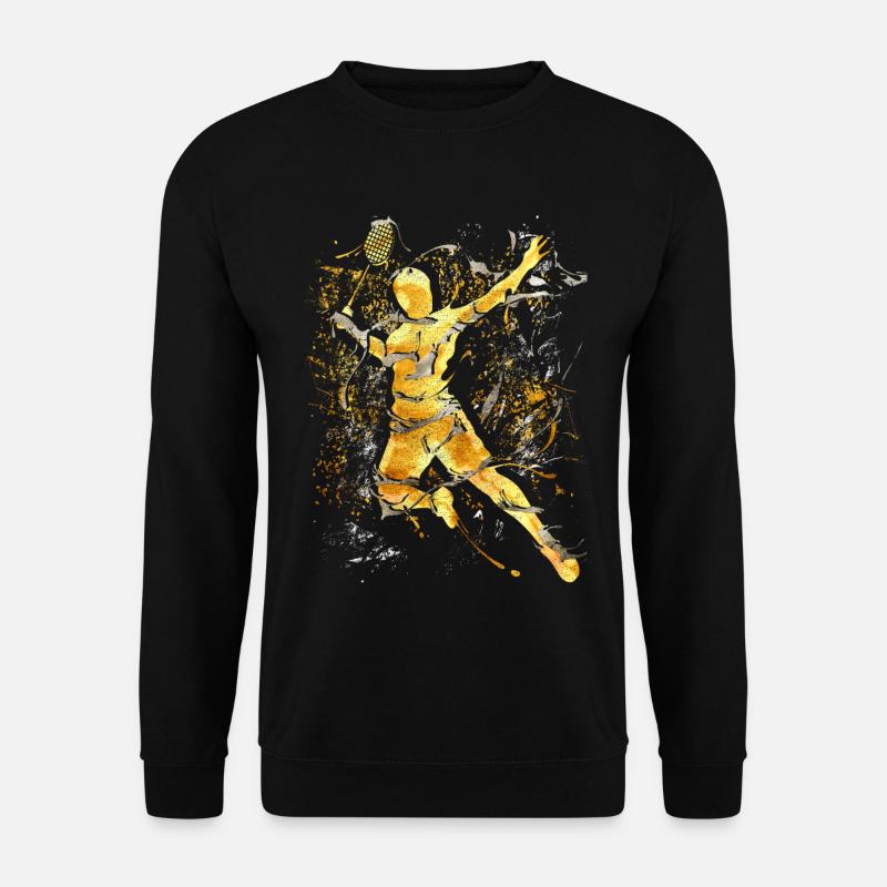 Badminton - Smash - Badminton - Unisex Pullover - Schwarz