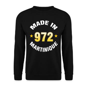 Martinique - Sweat-shirt Unisexe - noir - Devant - Alina (178cm) & Michal (187cm)