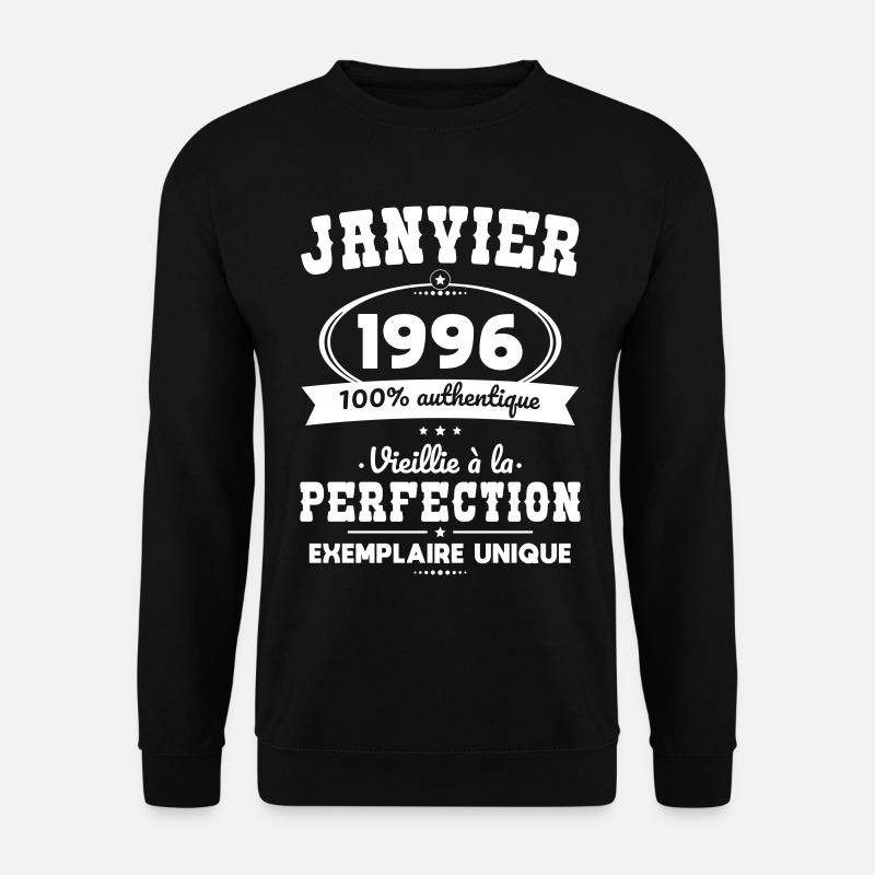 30th Anniversary - January 1996 Perfection - Unisex Sweatshirt - black