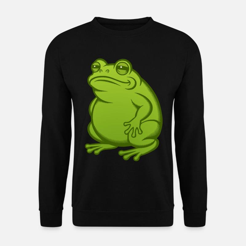 Fat Fat Frog - Fat Fat Toad - Unisex Sweatshirt - black