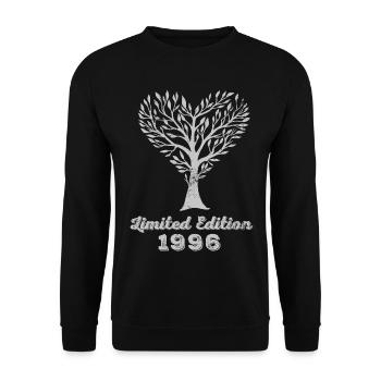 Millésime 1996 - Sweat-shirt Unisexe - noir - Devant - Alina (178cm) & Michal (187cm)