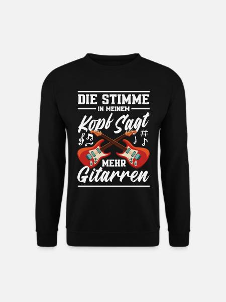 Lustiges Musiker - Unisex Pullover - Schwarz