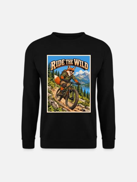 Fox ATV – Forest Adventure – Fahr durch die Wildnis - Unisex Pullover - Schwarz