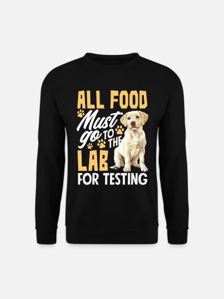 Labrador Hund Lustiges Schlafshirt Hunde Geschenk - Unisex Pullover - Schwarz