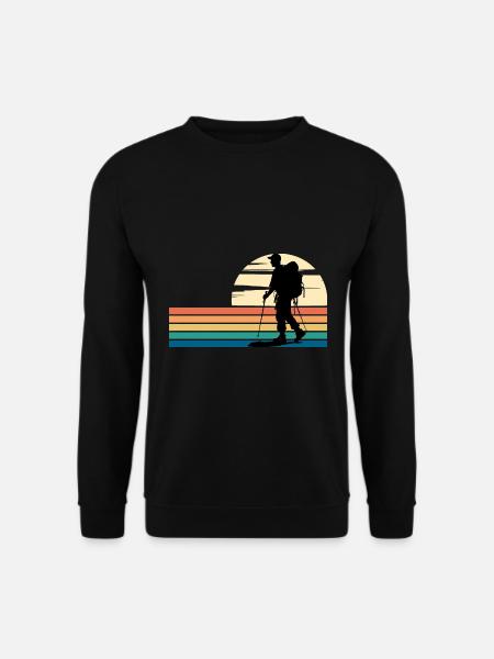 Wandern Herren Bunt - Unisex Pullover - Schwarz