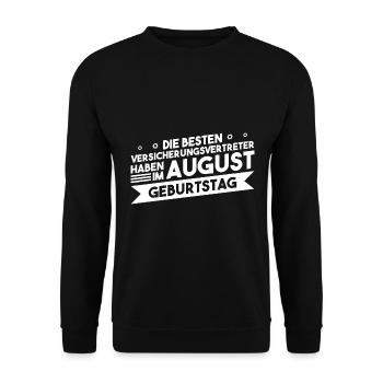 Versicherungsvertreter Für Versicherungsmakler Ver - Unisex Pullover - Schwarz - Vorne - Alina (178cm) & Michal (187cm)
