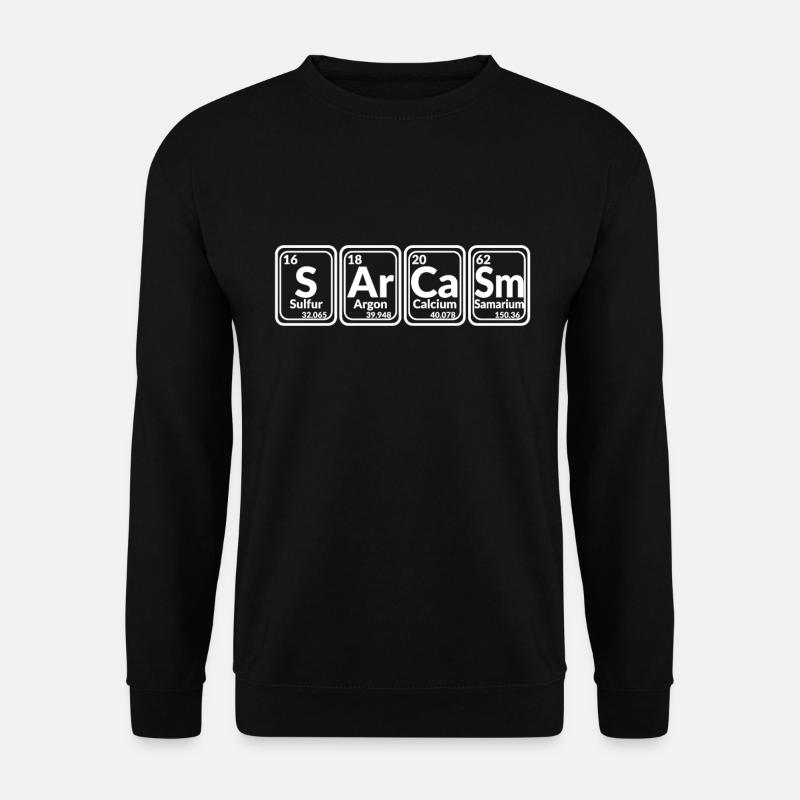 Sarcasme intelligence - Sweat-shirt Unisexe - noir